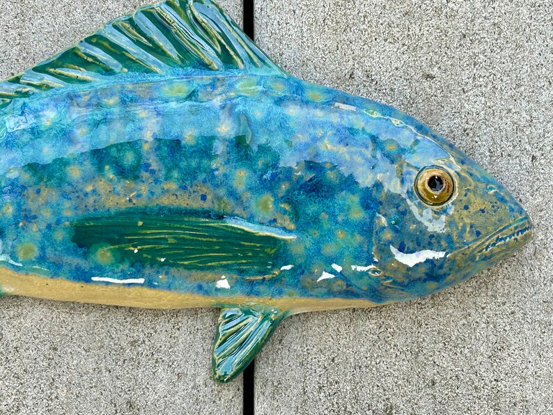 Ceramic fish, snapper image 4