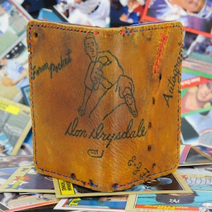 Cartera plegable vintage con forma de guante de béisbol Wilson Don Drysdale