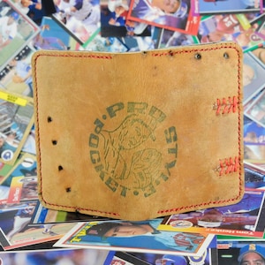 Cartera plegable vintage con forma de guante de béisbol de Ted Williams, Sears y Roebuck