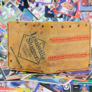 Cartera plegable vintage con guante de béisbol Rob Ventura de Louisville Slugger