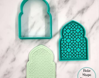 Islamic Pattern Mosque Door/Prayer Mat Cookie Cutter & Stamp