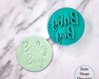 Baby Boy Cookie Stamp