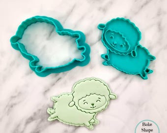 Flying Sheep Cookie Cutter & Stamp
