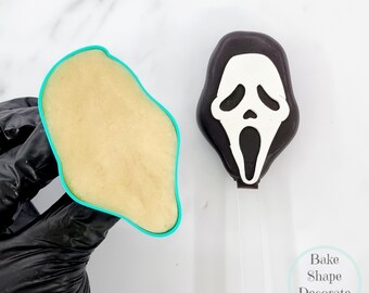 Ghost Face Cakepop Mould Mold
