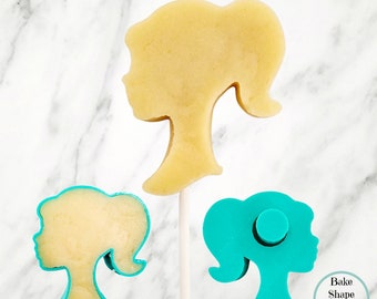 Barbie Inspired Girl Cake Pop Mould Mold