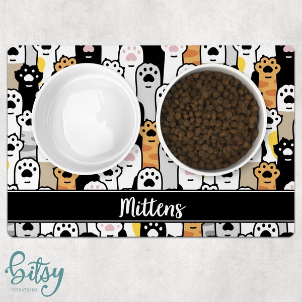 Cat Food Mat Etsy