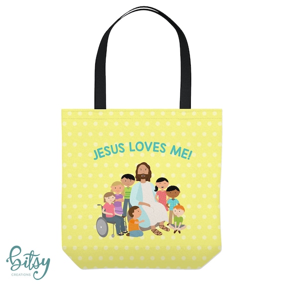 Jesus With Children Tote Bag Jesus With Children Tote Bag