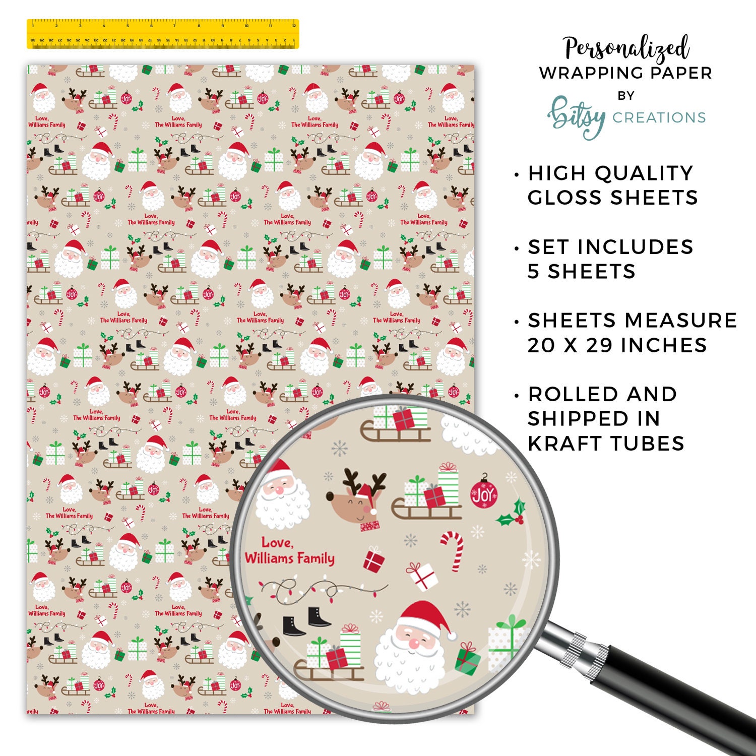 Personalised North Pole Delivery 2023, Christmas Wrapping Paper – heather  alstead design