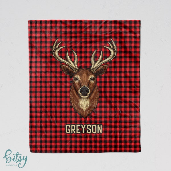 Deer Blanket Etsy