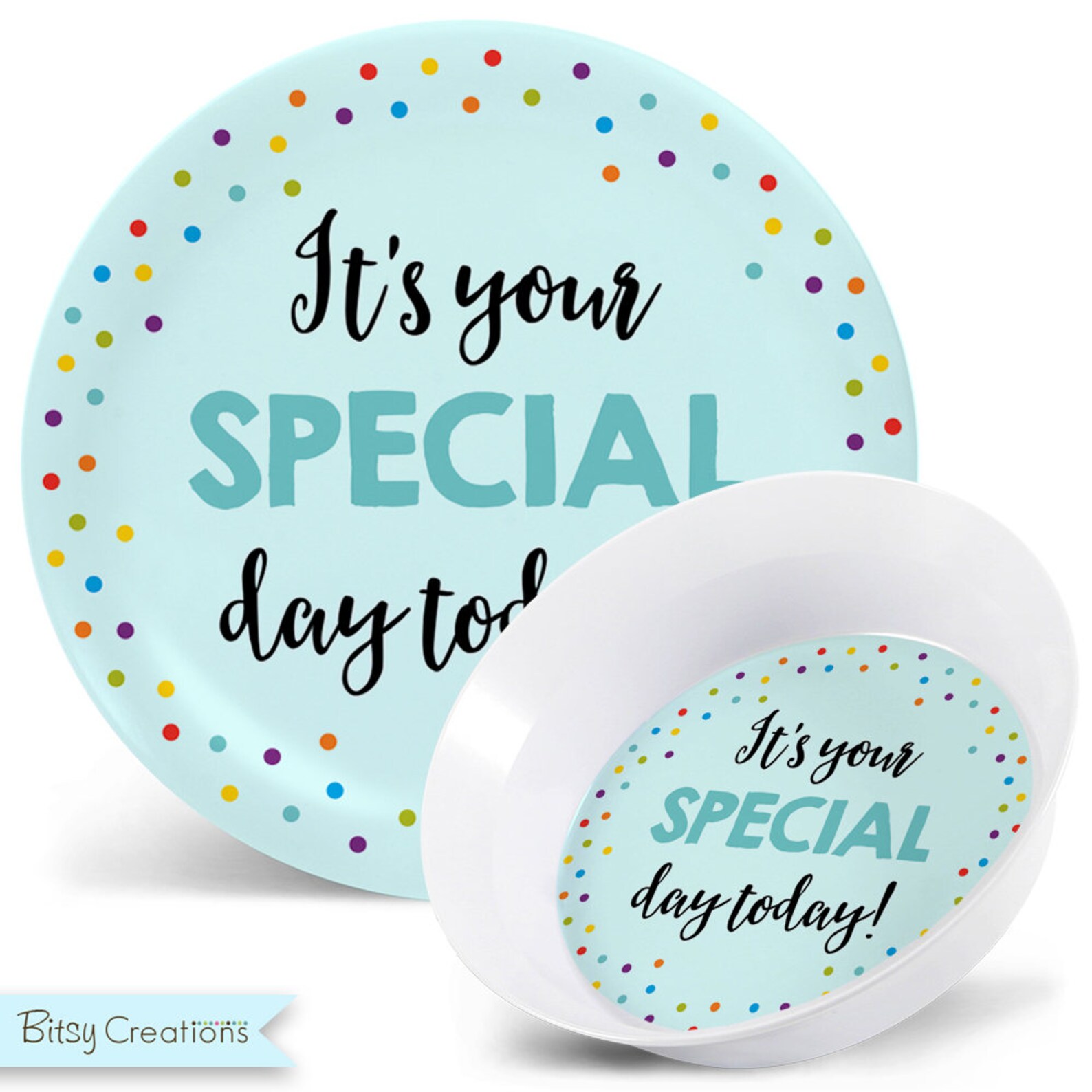 Special Day Plate Child's Plate Child's Bowl Etsy