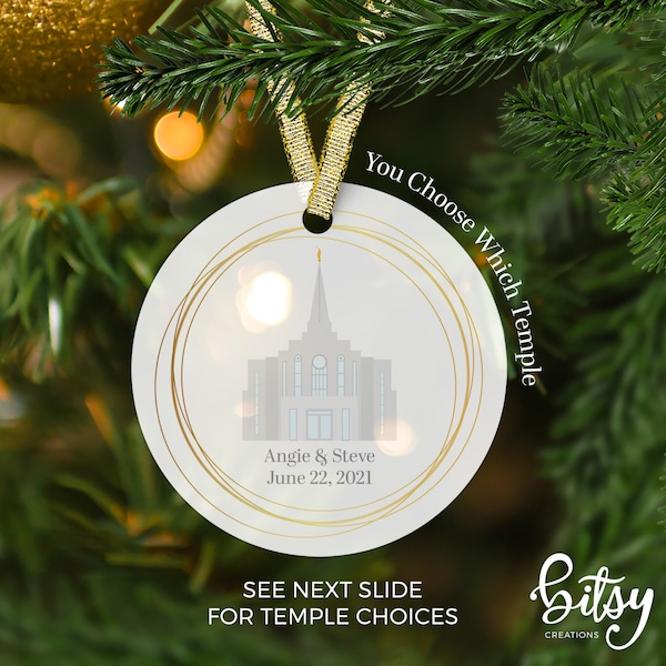 Lds Temple Ornament Etsy