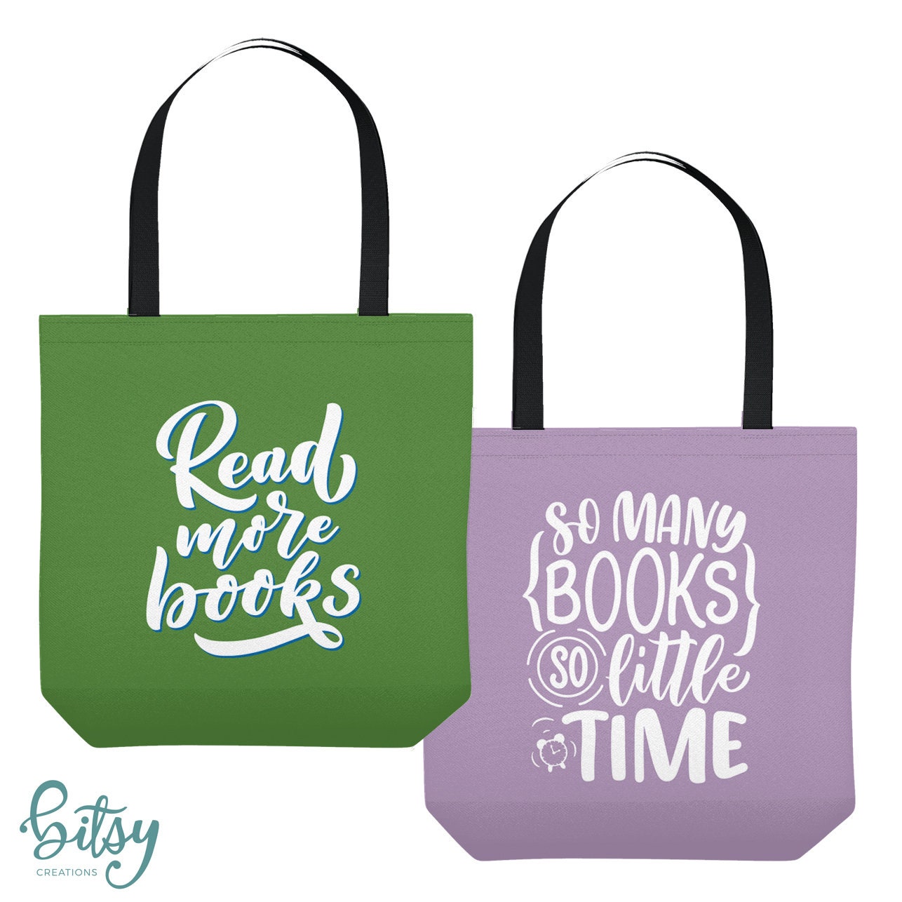 Personalized Library Tote Bag read More Books Etsy
