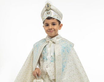 Boy's Circumcision Cloak Costume, Sultan Suit Eid Dress