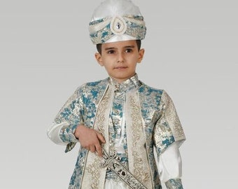 Boy's Circumcision Sultan Costume, Queen Eid Ottoman Caftan Suit