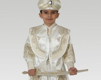 Boy's Circumcision Sultan Costume, Queen Eid Ottoman Caftan Suit