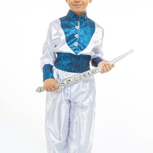 Boy's Circumcision Sultan Costume, Queen Eid Ottoman Caftan Suit image 2