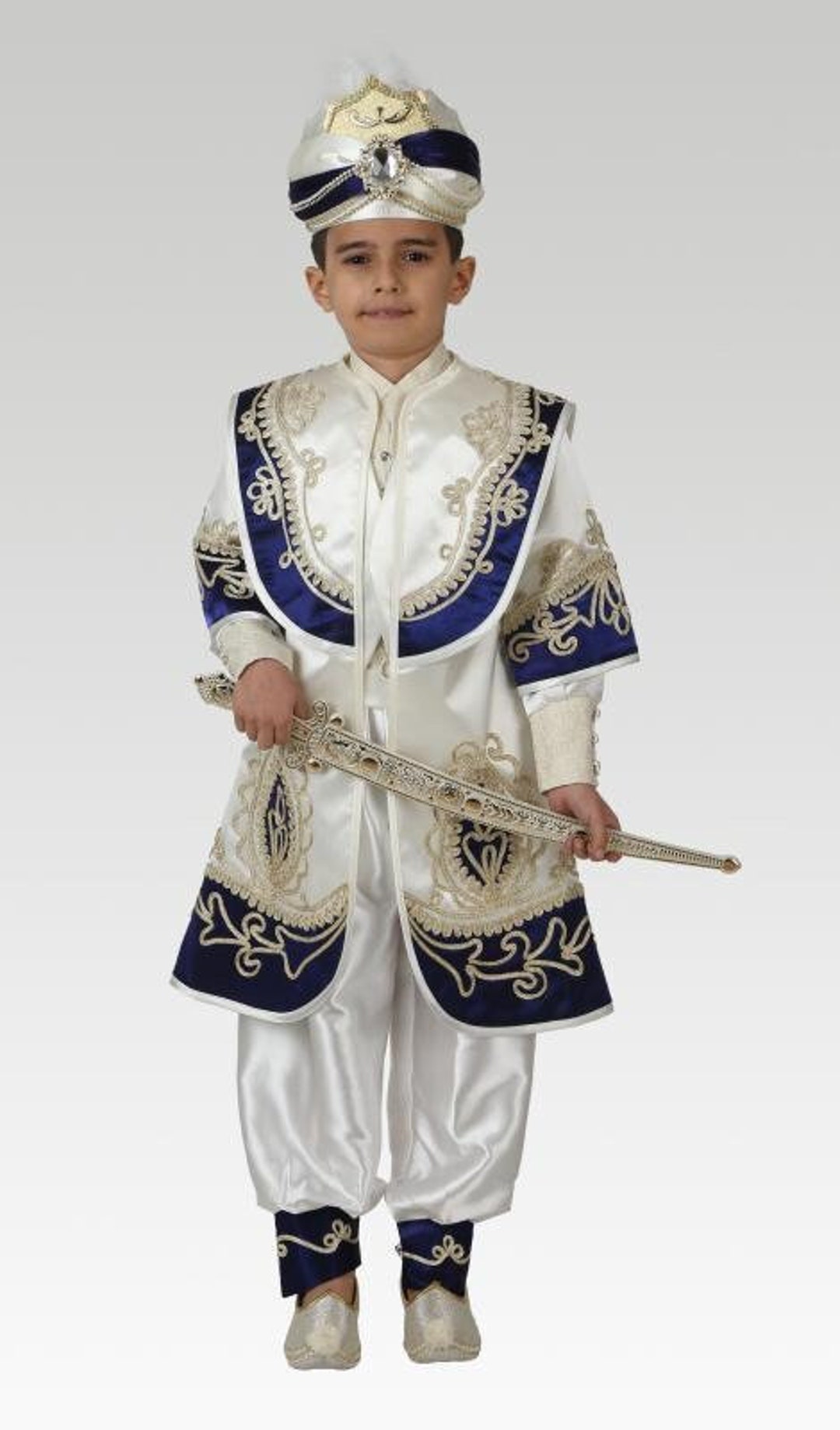 Circumcision Sultan Costume for Boy, Eid Ottoman Caftan Suit - Etsy