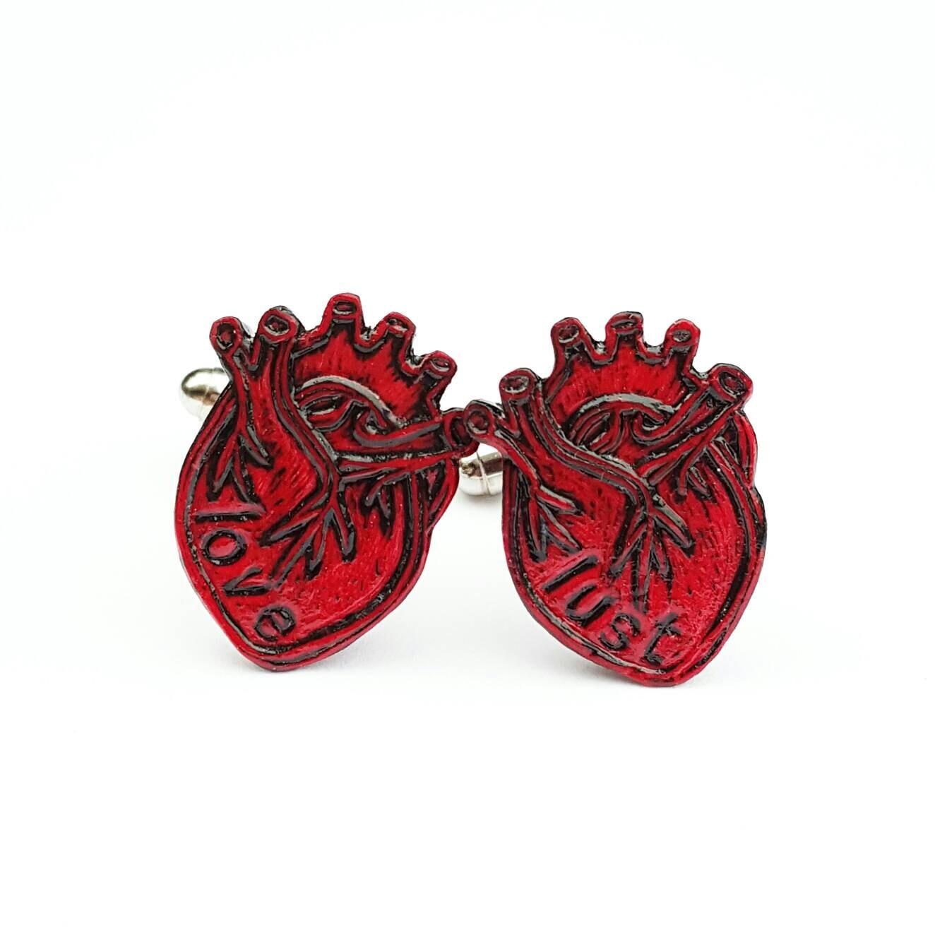 Anatomical Heart Cufflinks main image 1