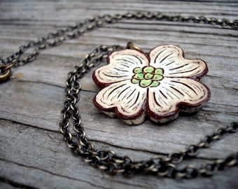 Dogwood Flower Necklace