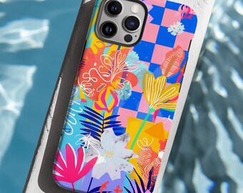 Matisse Abstrakte Blätter Blumendruck Collage Handyhülle, Abdeckung Fit für iPhone 15 14 13 12 11 Pro Max 8 X XR XS, Samsung Galaxy S23 S22 21