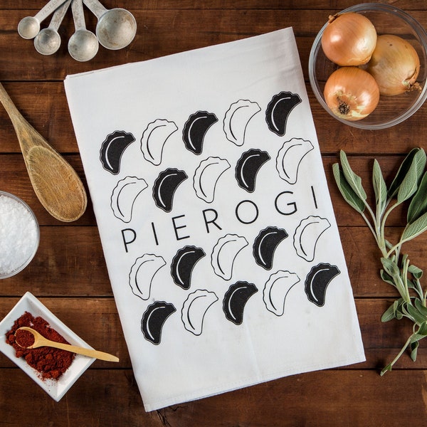 Pierogi Row Kitchen Towel / Tea Towel