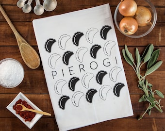 Pierogi Row Kitchen Towel / Tea Towel