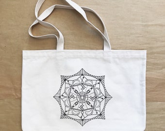 Pittsburgh Mandala Tote Bag (large)