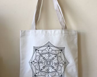 Pittsburgh Mandala Tote Bag (small)