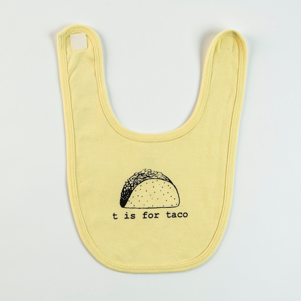 T is for Taco Baby Bib