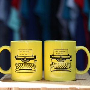 Dear Pittsburgh, I love you. Typewriter Ceramic Coffee Mug 11 oz. image 4