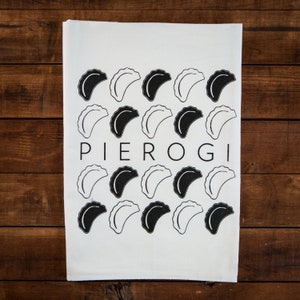 Pierogi Row Kitchen Towel / Tea Towel image 2