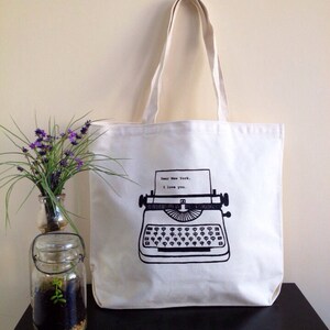 Dear New York, I love you. Tote Bag Recycled Cotton image 2