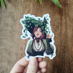 Plant-Witch 'Pothos' - Adhesivo de vinilo brillante, resistente al agua