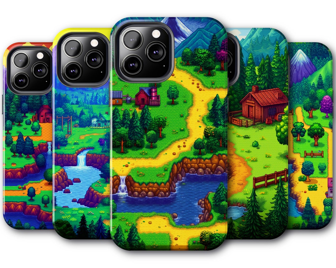 Stardew Valley Pixels Game Phone Cases Vintage Tough Phone Case for