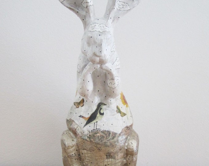 Rabbit Sculpture. Just A Regular Spring Day. - Etsy