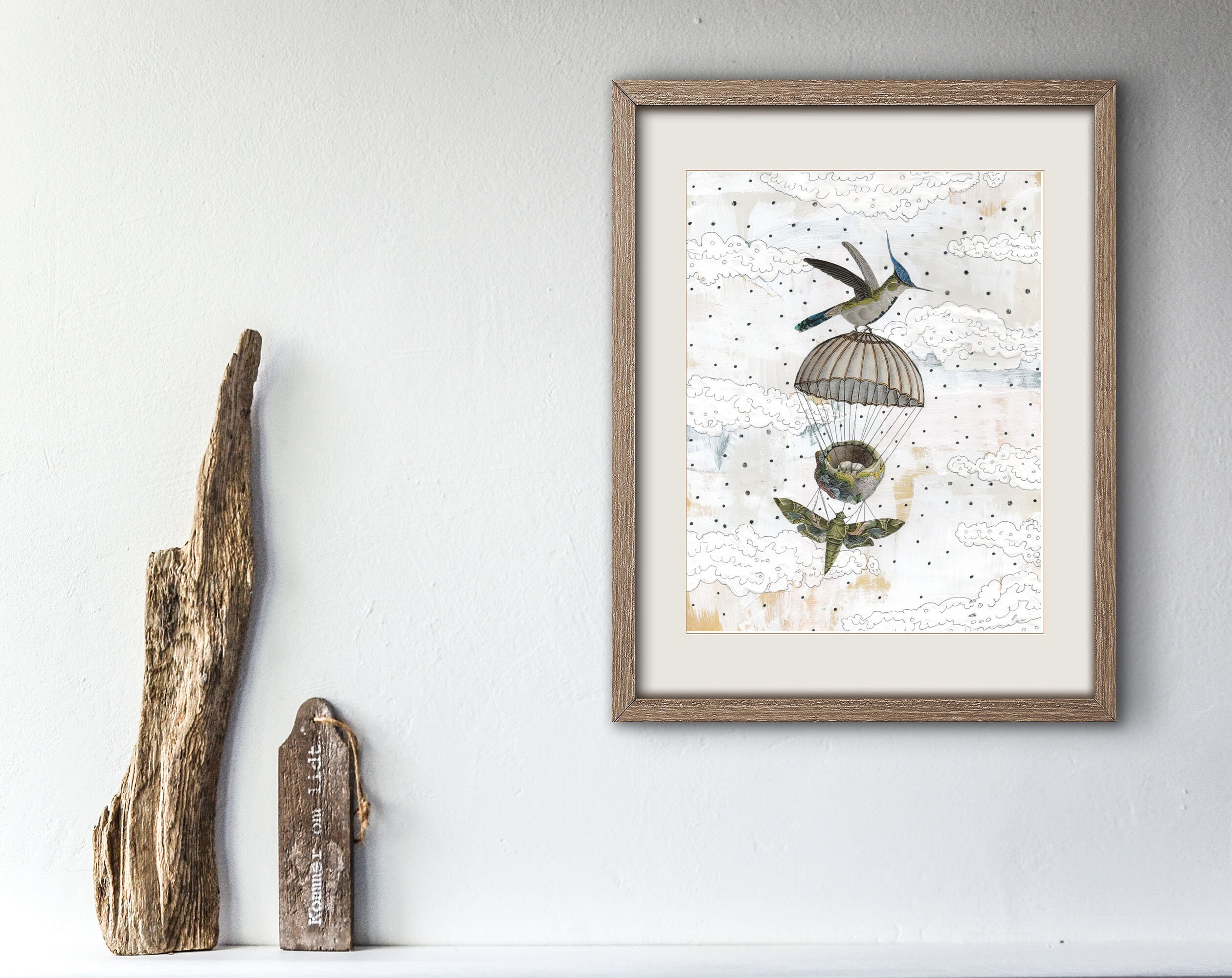 Hummingbird Print Printable Bird Artwork Hummingbird Wall | Etsy