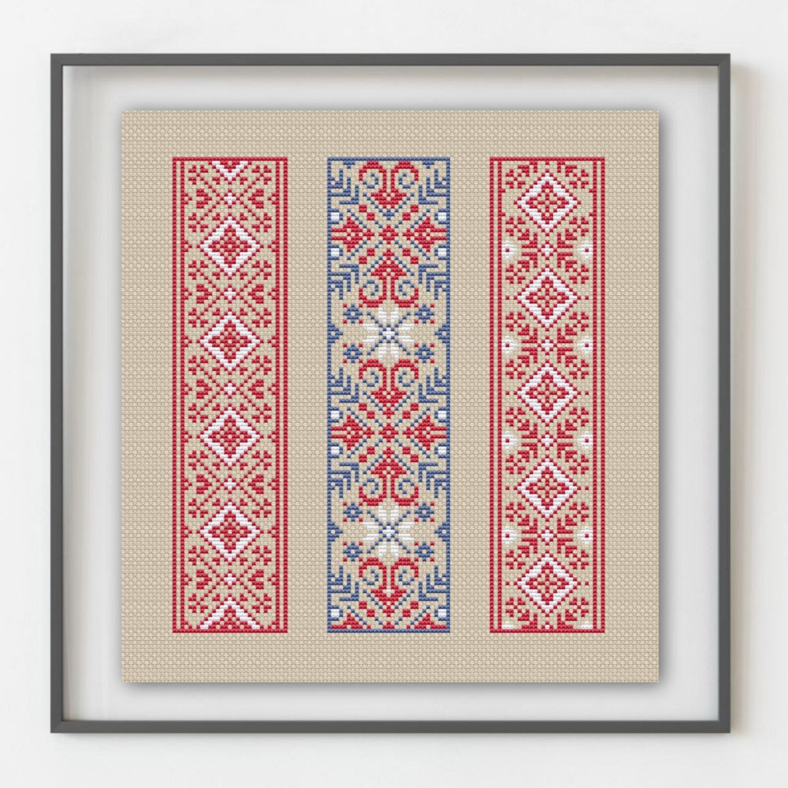 Bookmarks with Ukrainian Flair from Oh My Stitch Studio