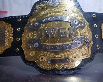 IWGP World Heavyweight Wrestling Championship V4 Replica Tittle Belt best for gifts for him new year for bf for brother for father for wwf