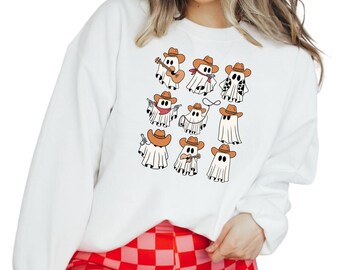 Cowboy Halloween Hoodie, Halloween Cute Gift , Halloween Tee, Cowboy Halloween Vibes T-shirt, Cute Gift Sweatshirt