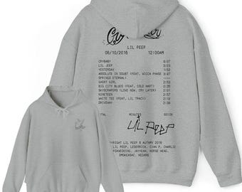 Lil Peep Unisex Hoodie, Crybaby Album Sweatshirt, Rap Music Graphic T-shirt, Tee For Gift