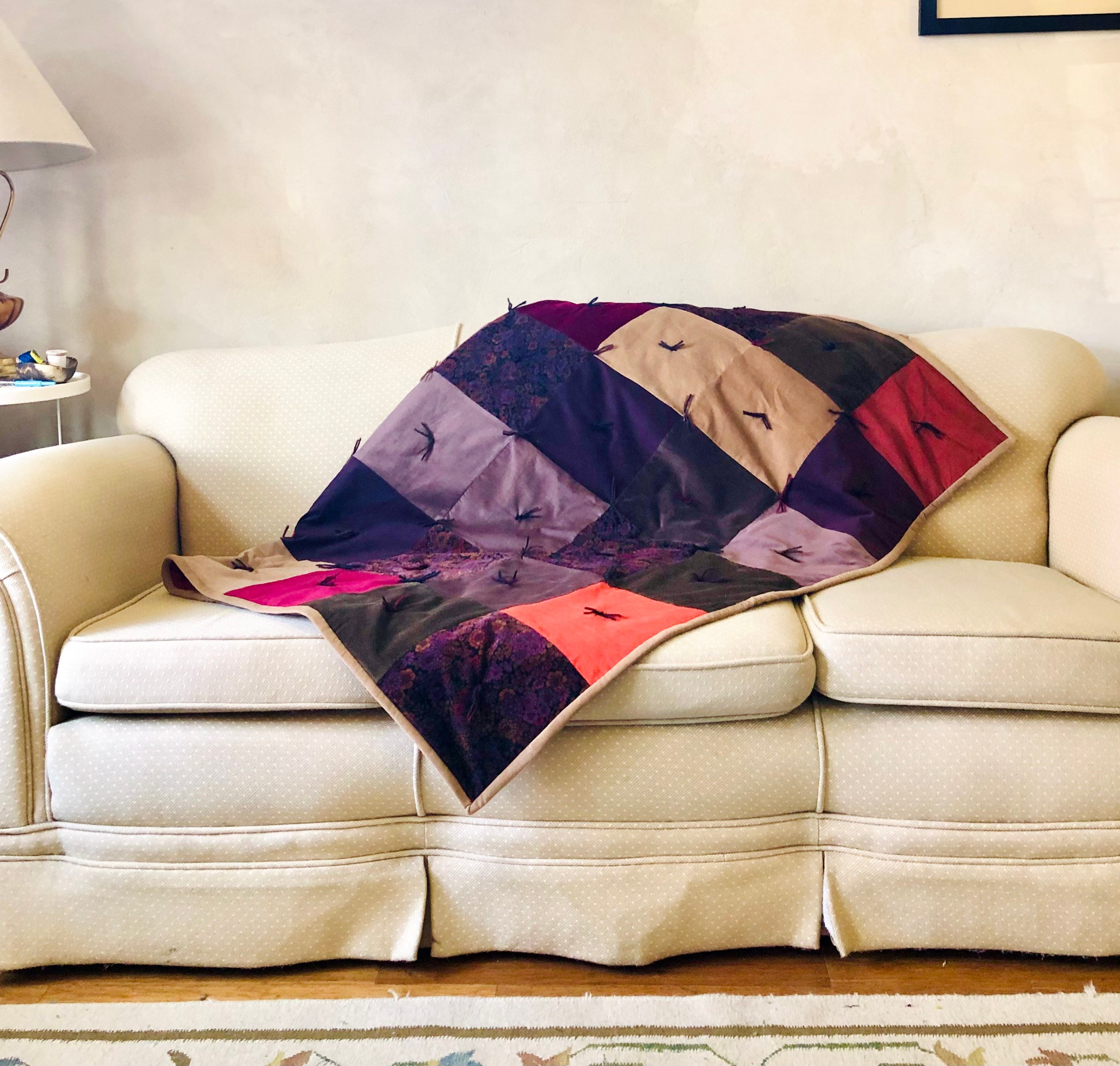 Quilt Nouée Laine Et