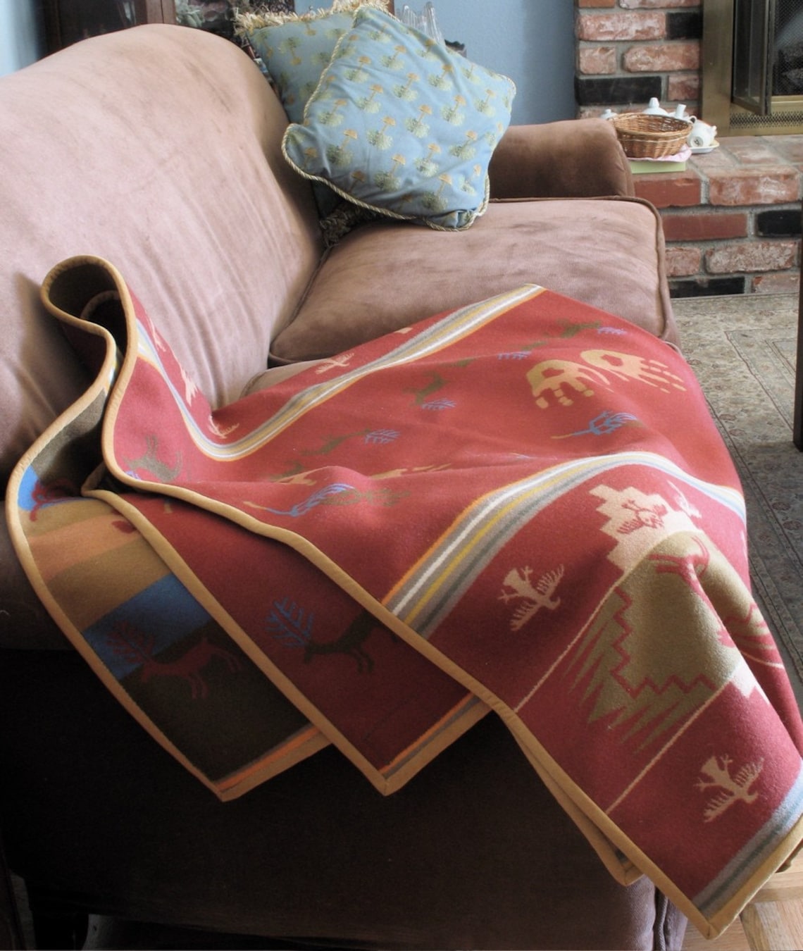 Pendleton Wool Blanket with Petroglyph Print New Classic Etsy