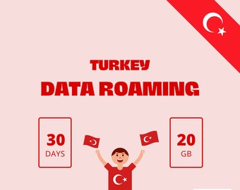 Türkei eSIM – 20 GB – 30 Tage