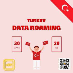 Turkey eSIM - 20GB - 30 Days