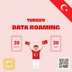 Turkey eSIM - 30GB - 30 Days