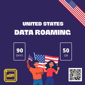USA eSIM - 50GB - 90 Days