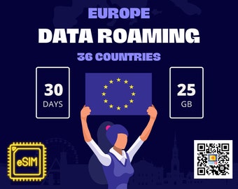 Europe eSIM - 25GB - 30 Days