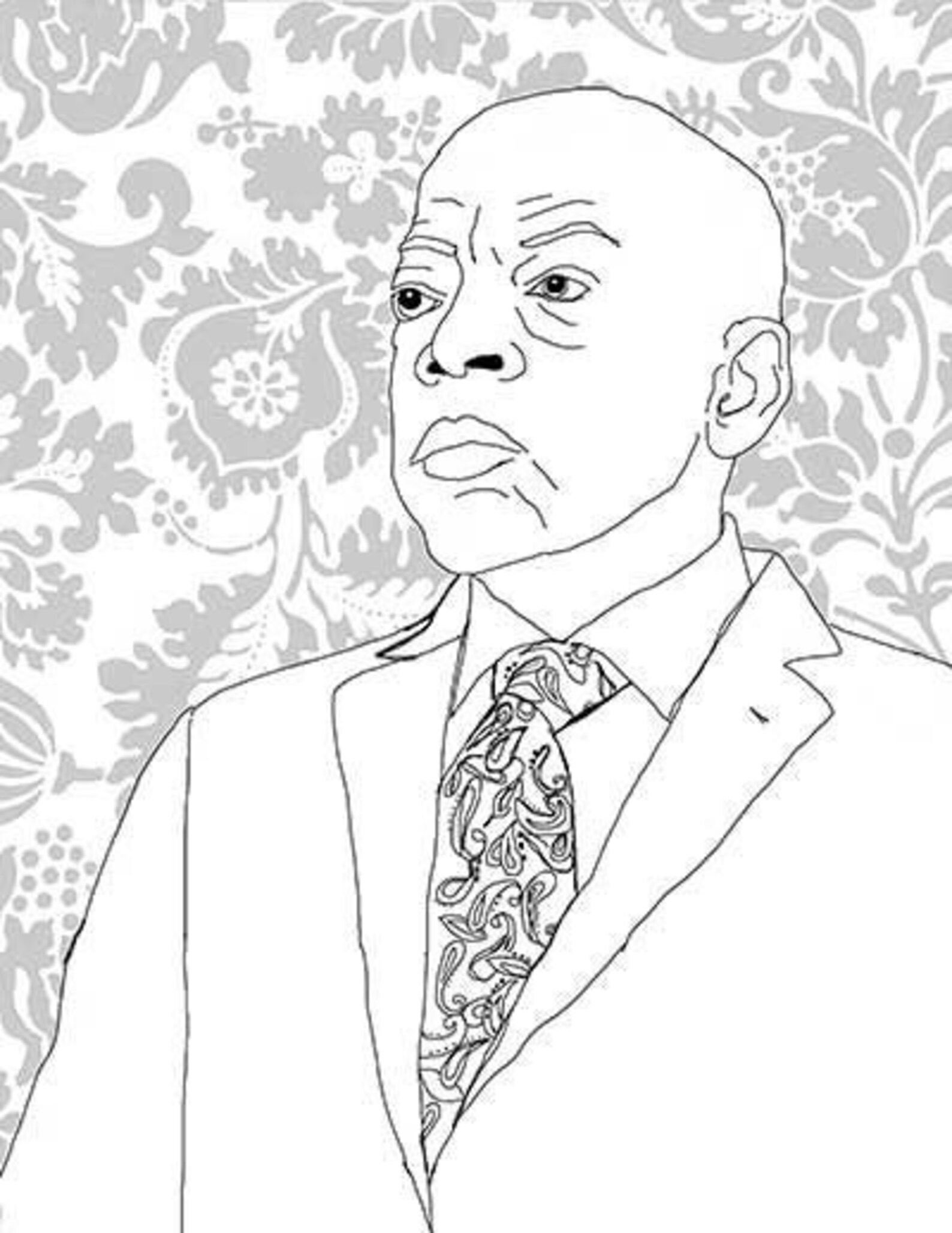 John Lewis Coloring Book Page / Instant Download / PDF (Download Now