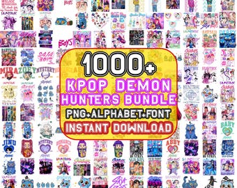 1000+ Kpop Dämonenjäger Riesen Bündel | Mädchen Abendessen Meme PNG, Huntrix Fans PNG, Saja Boys Kpop Gruppe Shirt Design | Kpop Clipart Pack Download