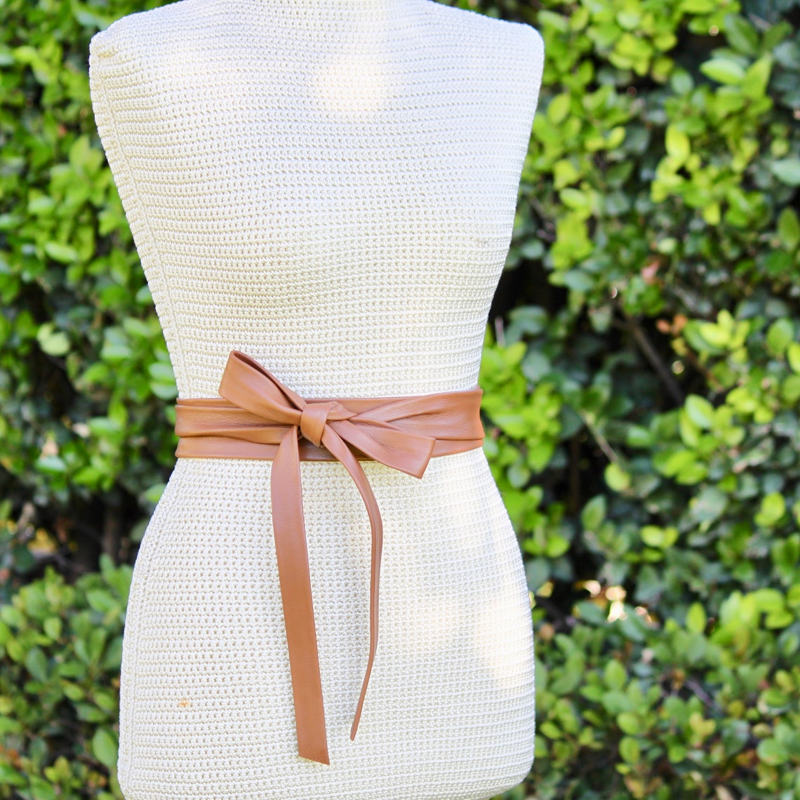 Leather Obi Wrap Belt main image 0